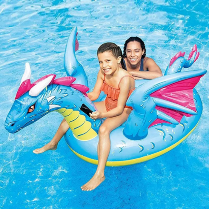 Плит для бассейна детский Intex NP Дракон 201х191 (52186) - фото 2 Плит для бассейна детский Intex NP Дракон 201х191 (52186) - фото 2