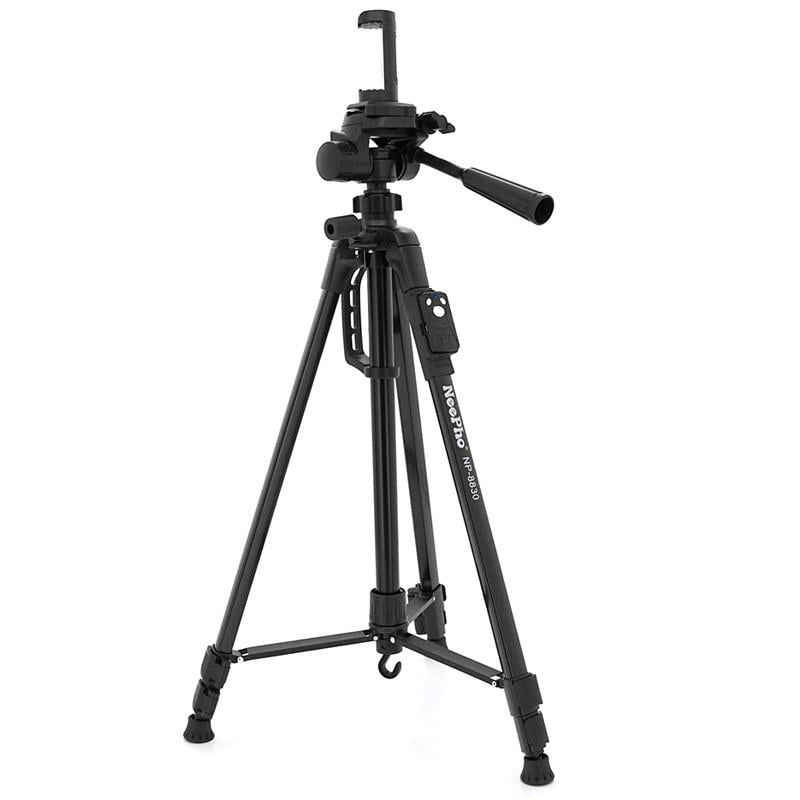 Штатив для съемки NeePho NP-8830 с разборным держателем в чехле с пультом 54-155 см Black (00000069292_1)