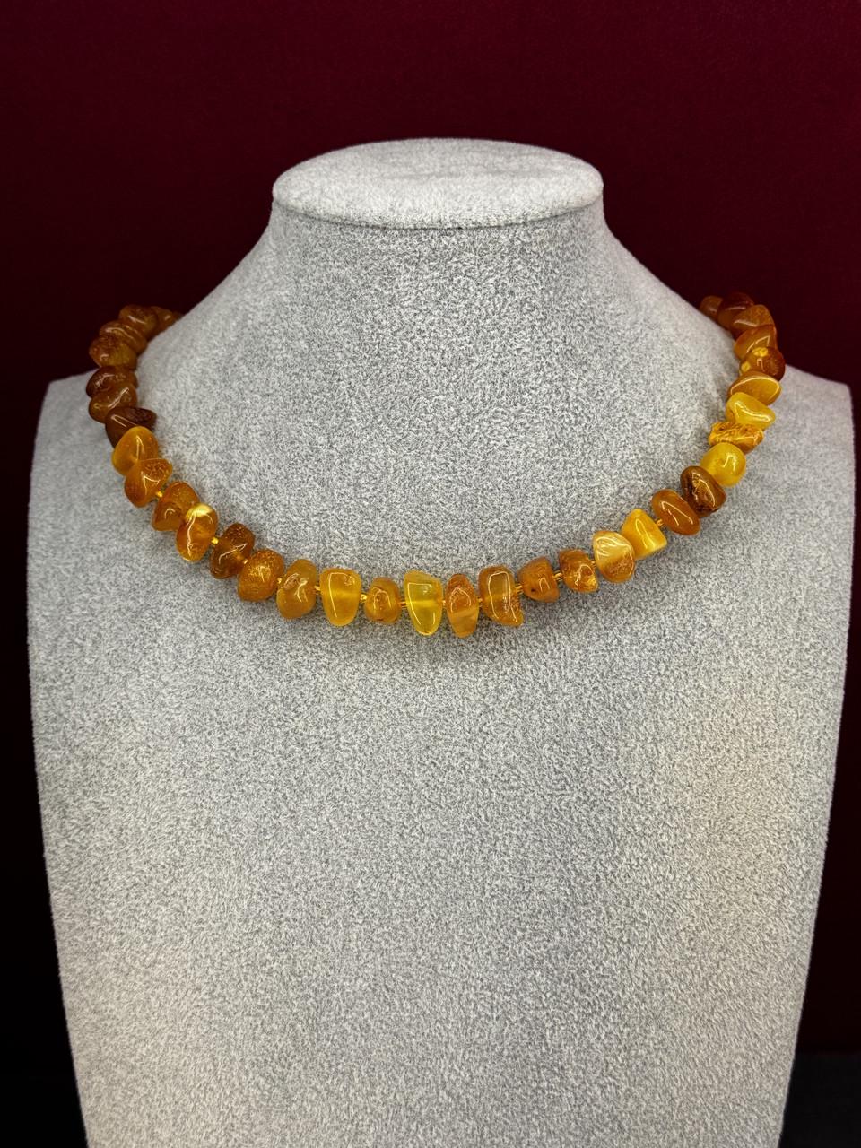 Бусы из янтаря лечебные 46 см (н-880)