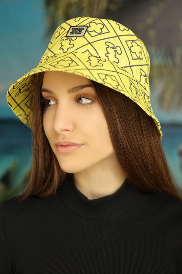 Панама Braxton Микки женская Желтый/Черный (1405)