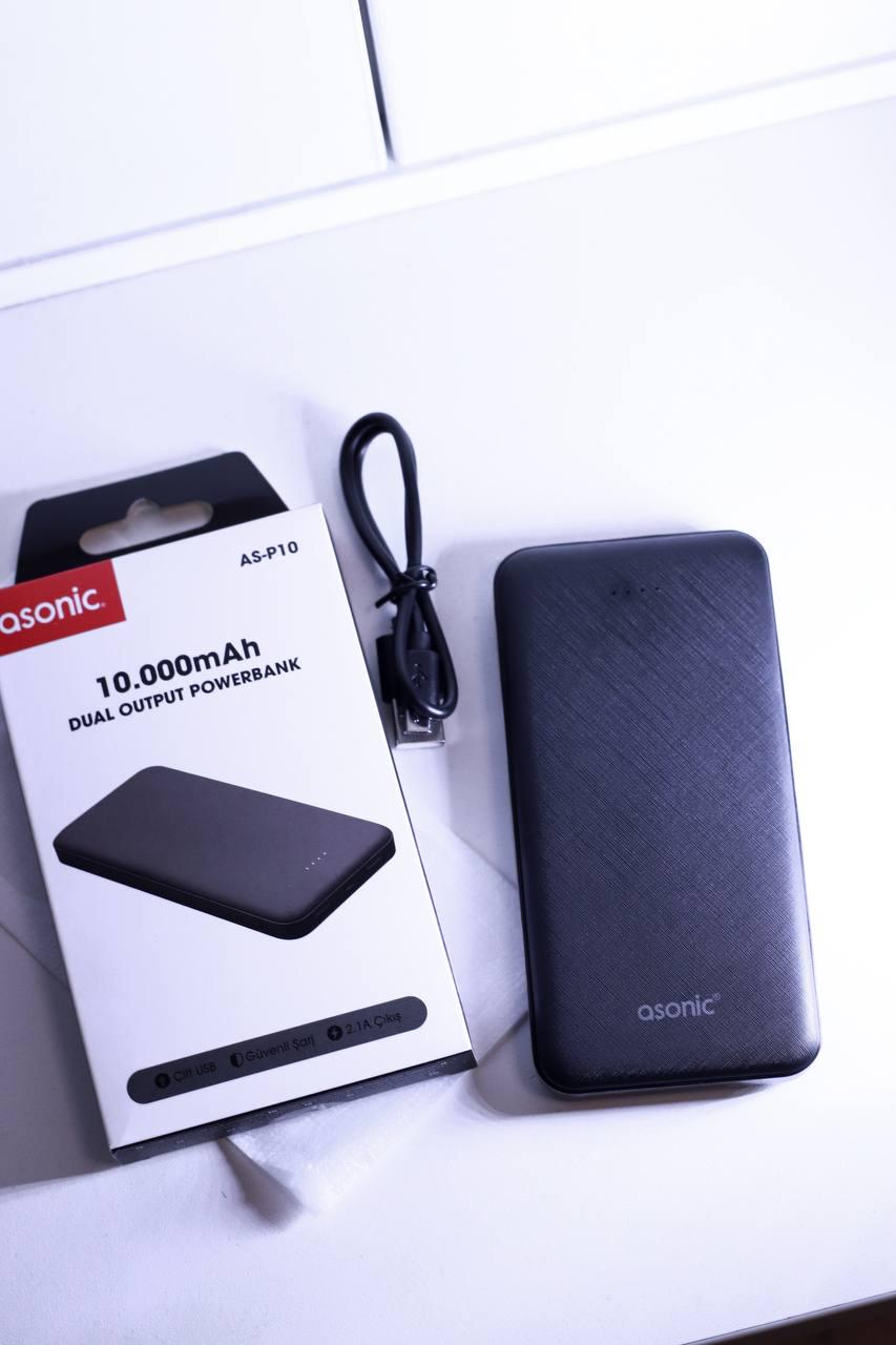 Повербанк Asonic AS-P10 10000 mAh 2,1 A 10 W Black - фото 6