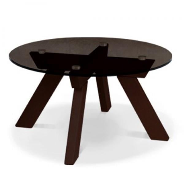 Журнальный столик Woodman Allegro из массива дерева тонированное стекло Шоколадный - фото 1 Журнальный столик Woodman Allegro из массива дерева тонированное стекло Шоколадный - фото 1