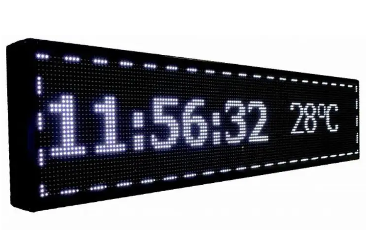 Табло уличное LED с белым светом управлением через Wi-Fi/USB 167x23 см (548390)