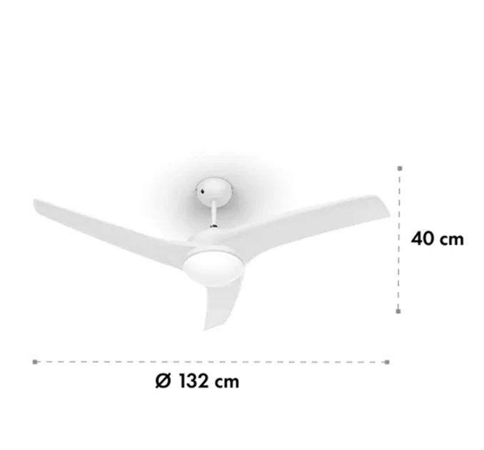 Люстра-вентилятор KLARSTEIN Figo 2в1 (10029345) - фото 2