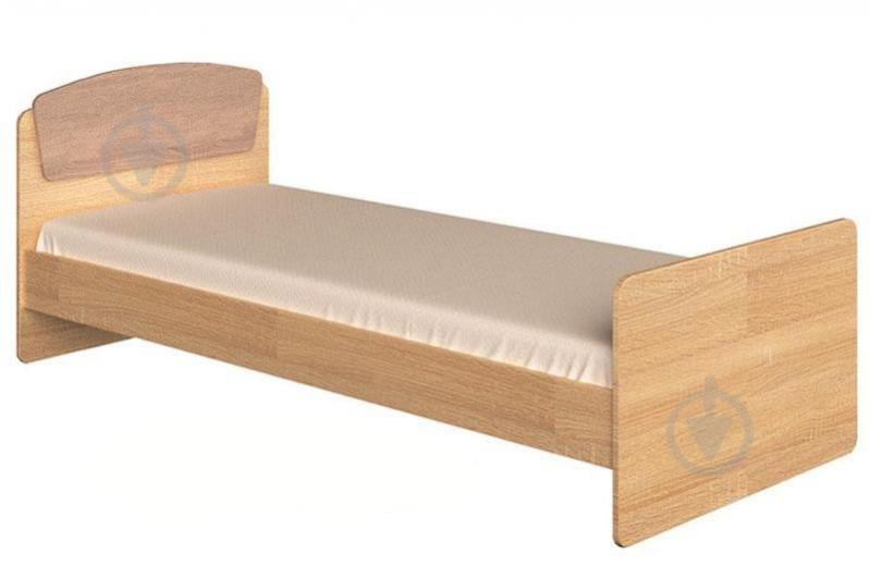 Кровать односпальная Эверест Астория-2 85х193х74 см Сонома + трюфель