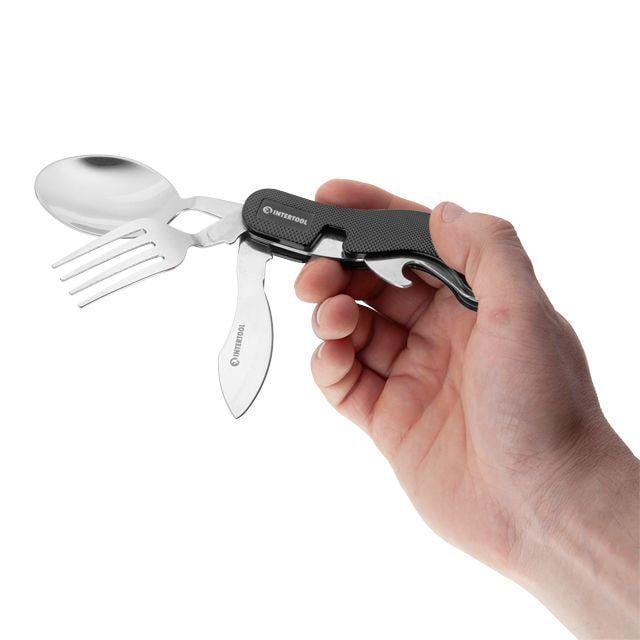 Мультиінструмент туристичний Intertool 5в1 чохол (HT-0543) - фото 7 Мультиінструмент туристичний Intertool 5в1 чохол (HT-0543) - фото 7