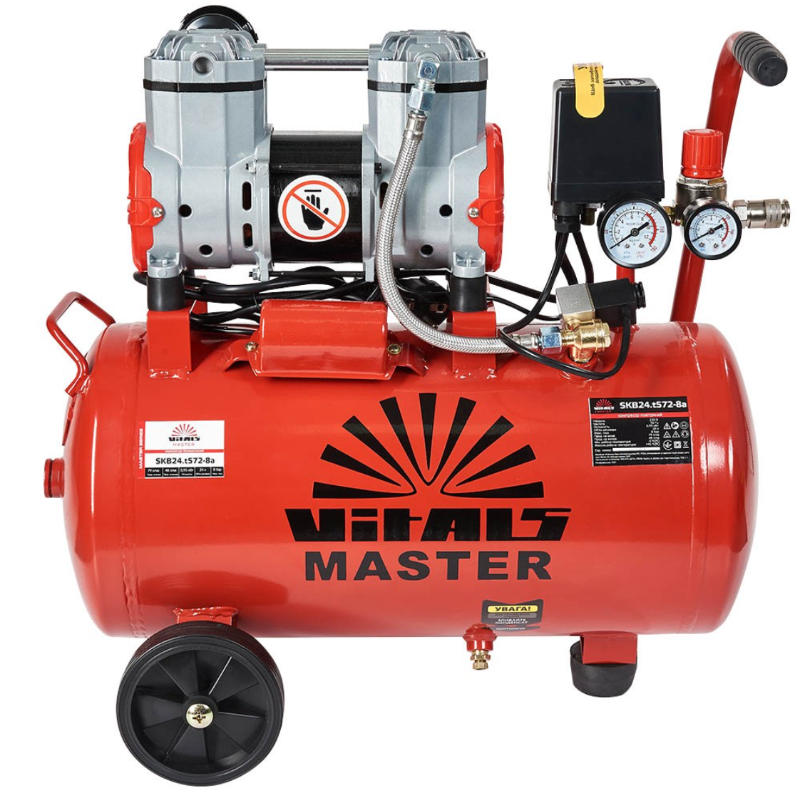 Компресор безмасляний Vitals Master SKB24.t572-8a (163008) - фото 6 Компресор безмасляний Vitals Master SKB24.t572-8a (163008) - фото 6