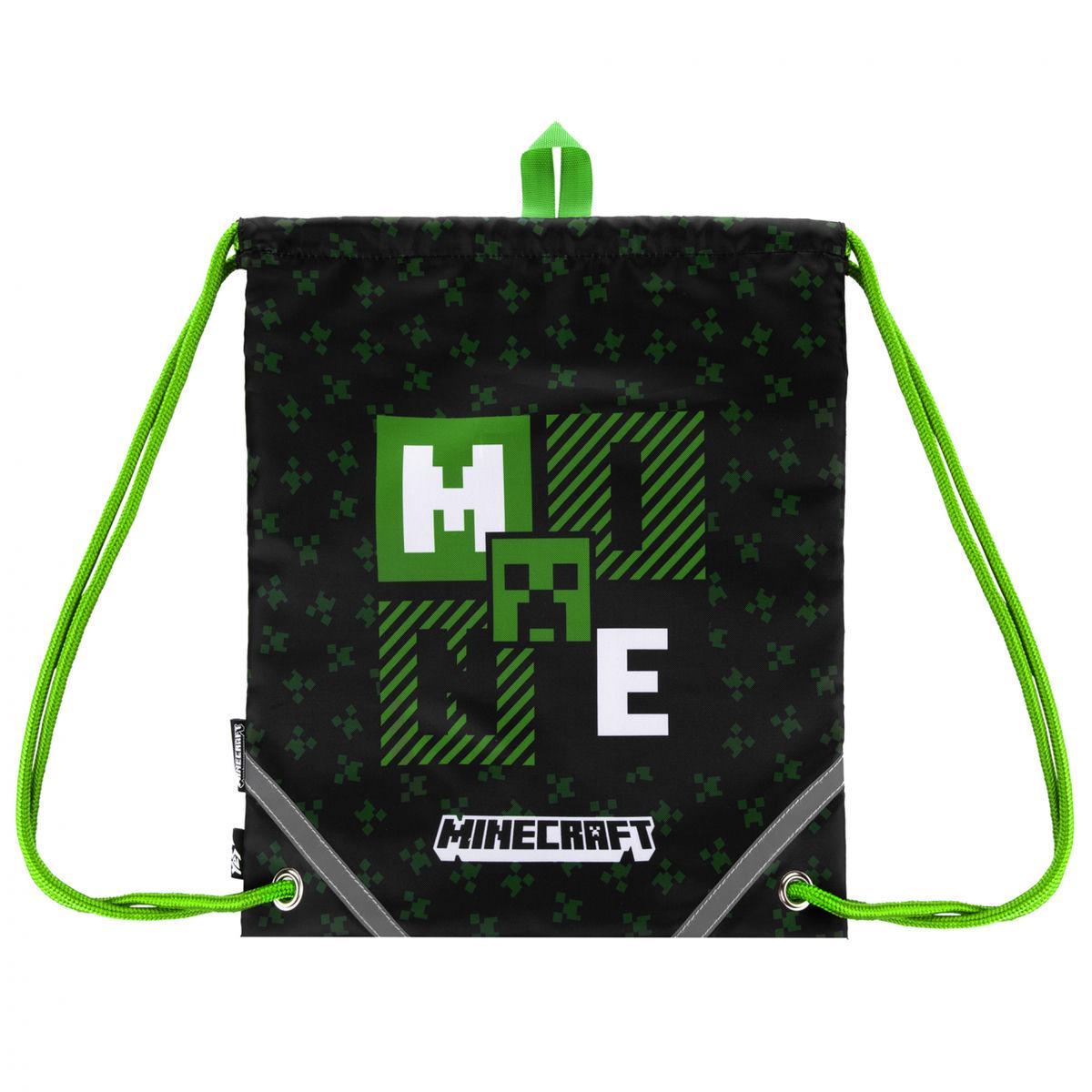 Сумка для обуви YES Minecraft Team 40x35 см Черный (550044)