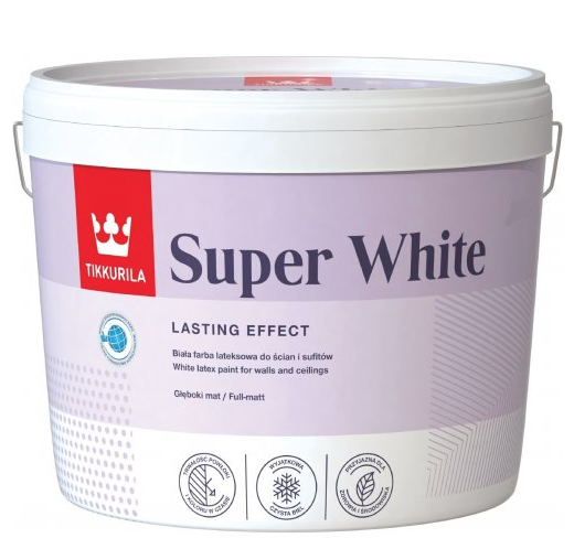Краска акриловая латексная TIKKURILA Super 2,5 л White (2449997167)
