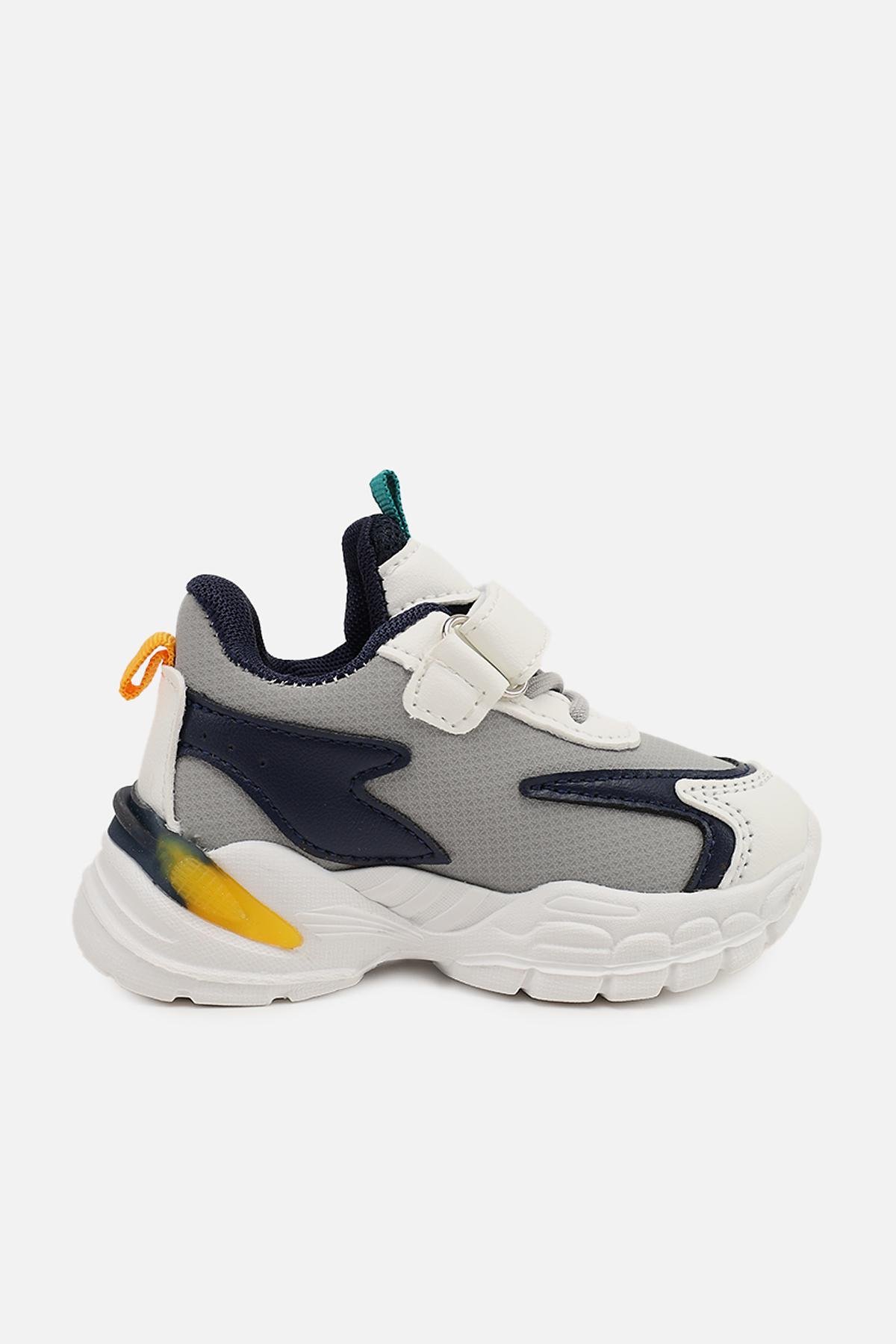 Кроссовки для мальчика ЦБ-00273935 на плоской подошве р. 20 Белый (SKT001057055) - фото 2 Кроссовки для мальчика ЦБ-00273935 на плоской подошве р. 20 Белый (SKT001057055) - фото 2