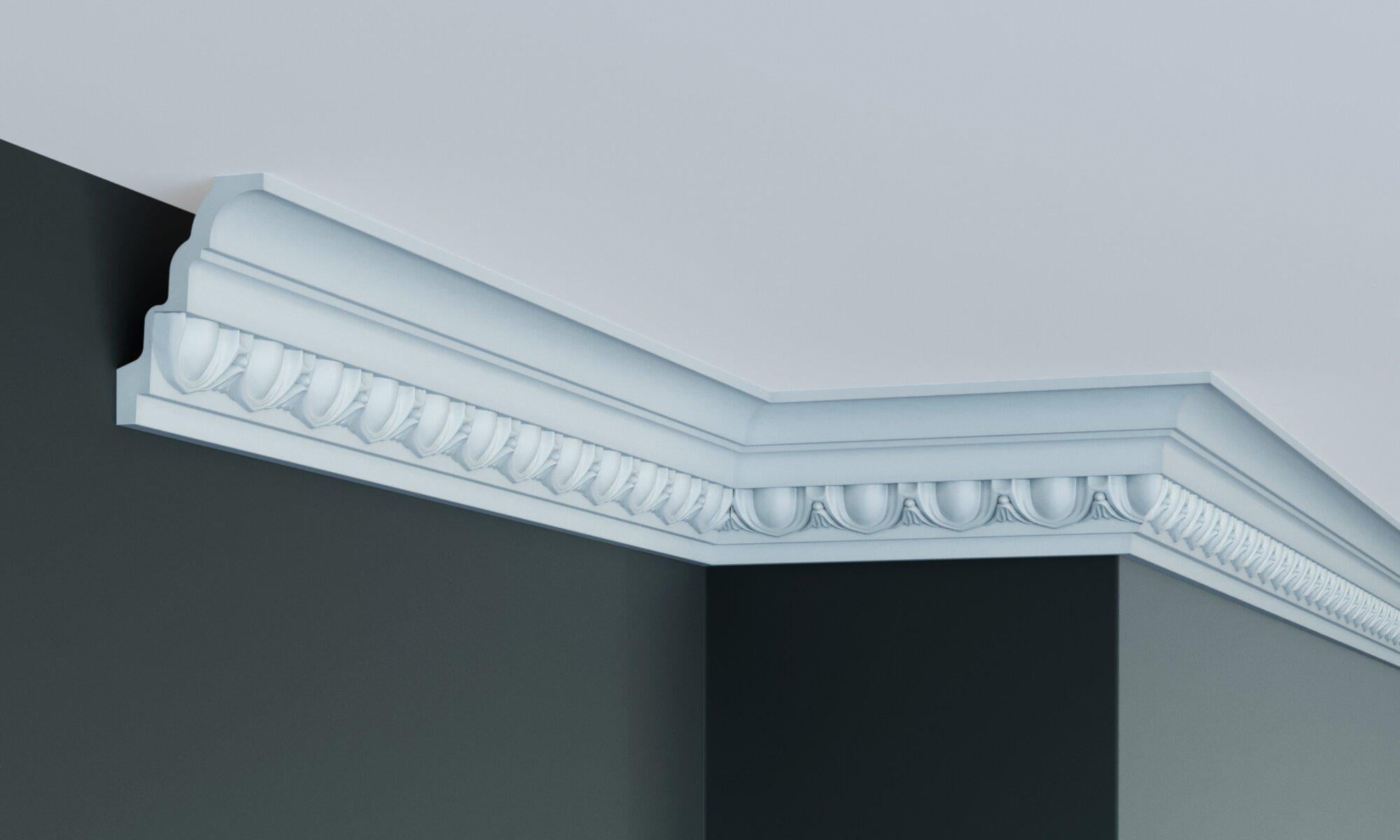 Карниз гибкий Gaudi Decor C 1001 Flexi 79x52 мм 2000 мм (12368741)