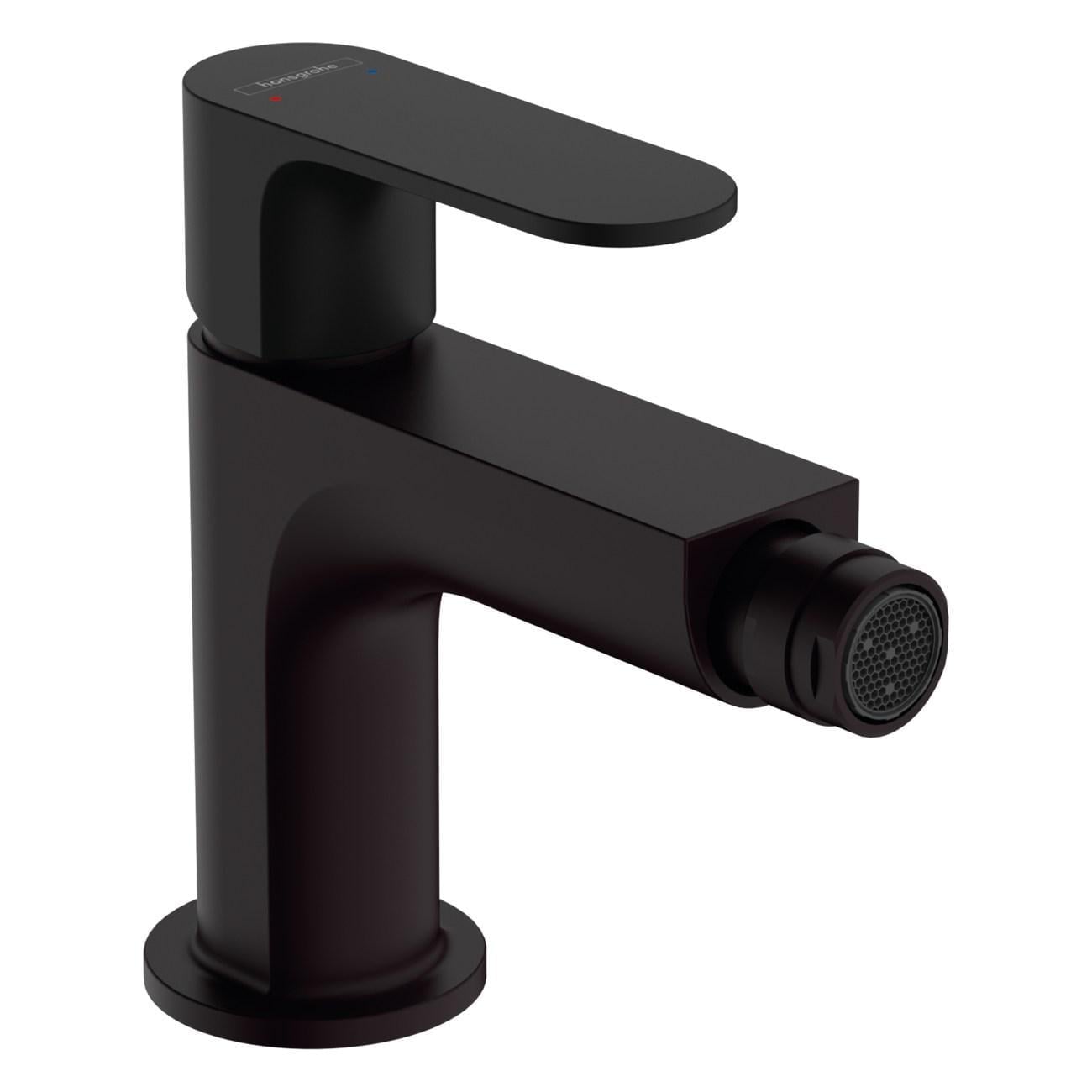 Смеситель для биде Hansgrohe Rebris S однорычажный Черный матовый (37462349)