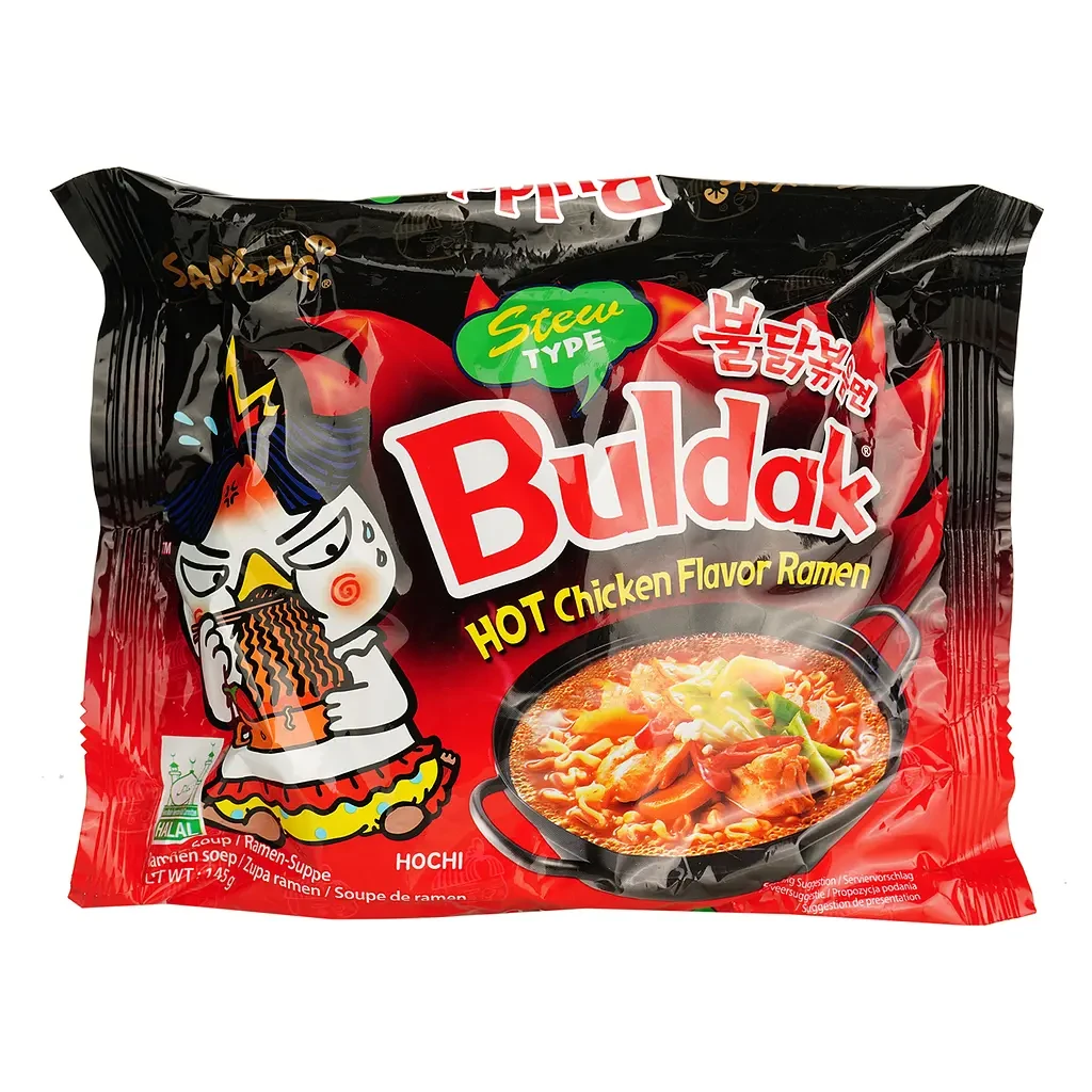 Лапша Buldak Samyang гуляш с тушеной курицей 145 г