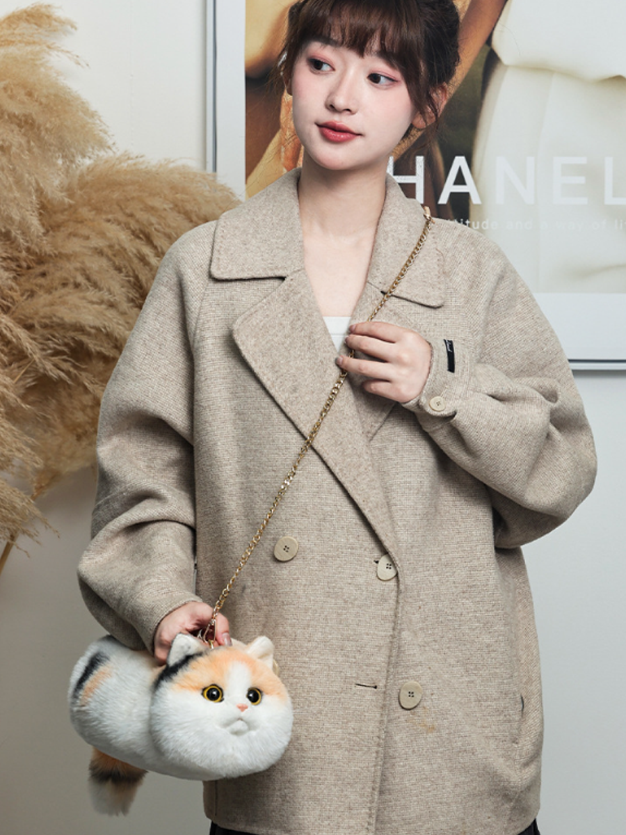 Сумка плюшевая женская в форме кошки (545778) - фото 4 Сумка плюшевая женская в форме кошки (545778) - фото 4