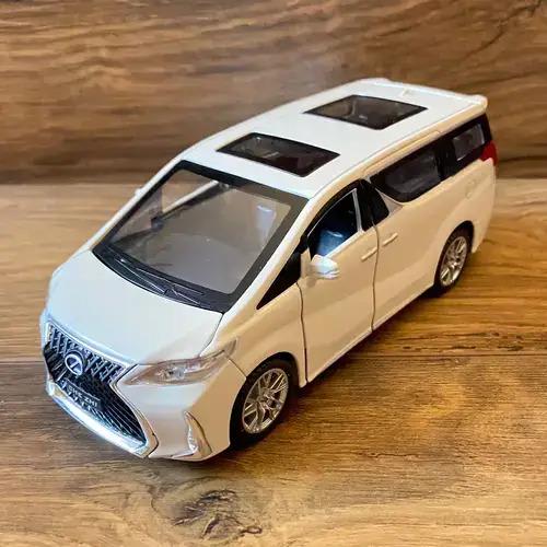 Машина Авто Експерт Lexus LM300h 2019 1:32 світло/звук/інерція металопластик Білий (GT-1952)