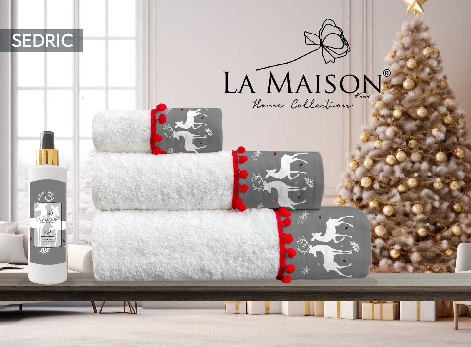 Подарунковий набір рушників La Maison d'Armorine 3 шт. з ароматом Sedric 30294 (29658335) - фото 3 Подарунковий набір рушників La Maison d'Armorine 3 шт. з ароматом Sedric 30294 (29658335) - фото 3