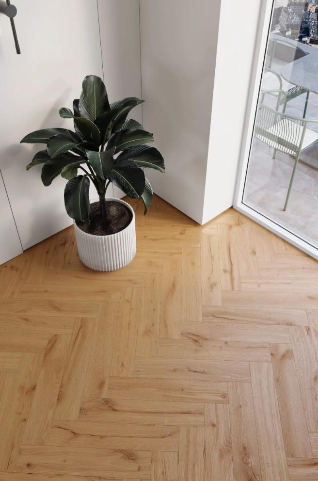Ламинат виниловый Barlinek SPC LVT Next Step Herringbone DLE+ классическая английская елка без подкладки Дуб Ginger (29710547) - фото 2 Ламинат виниловый Barlinek SPC LVT Next Step Herringbone DLE+ классическая английская елка без подкладки Дуб Ginger (29710547) - фото 2
