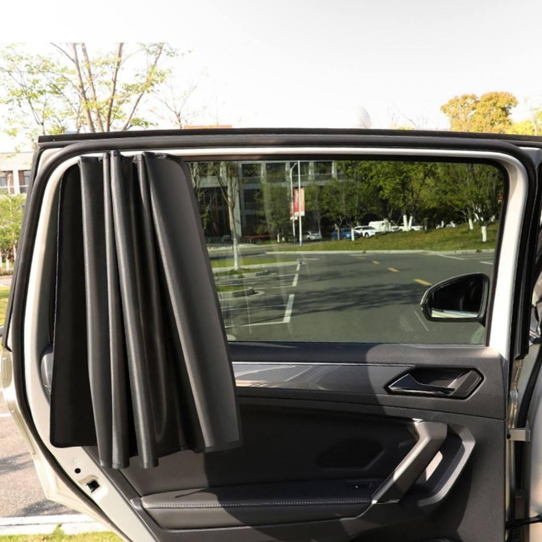 Шторка на магнітах сонцезахисна Bodasan 1 шт. Чорний (WT48) - фото 6