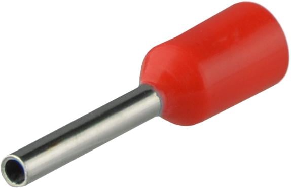 Накінечник ізольований АСКО-Укрем НТ 0,5-08 0,5 мм2 гільза 8 мм 100 шт. Червоний (A0060010044) Накінечник ізольований АСКО-Укрем НТ 0,5-08 0,5 мм2 гільза 8 мм 100 шт. Червоний (A0060010044)