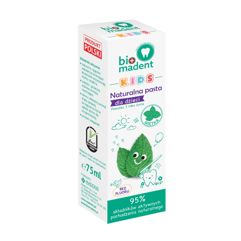 Зубна паста Bio Madent KIDS дитяча з ароматом м'яти 75 мл (2789977979)