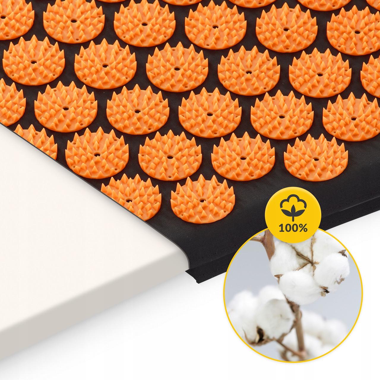 Килимок акупунктурний з валиком 4fizjo Classic Mat XL Black/Orange (P-5907222931776) - фото 10 Килимок акупунктурний з валиком 4fizjo Classic Mat XL Black/Orange (P-5907222931776) - фото 10