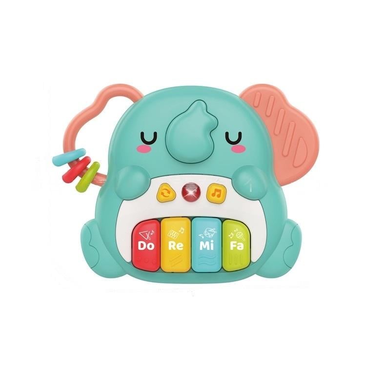 Музыкальная игрушка Huanger Пианино Слоник Зеленый