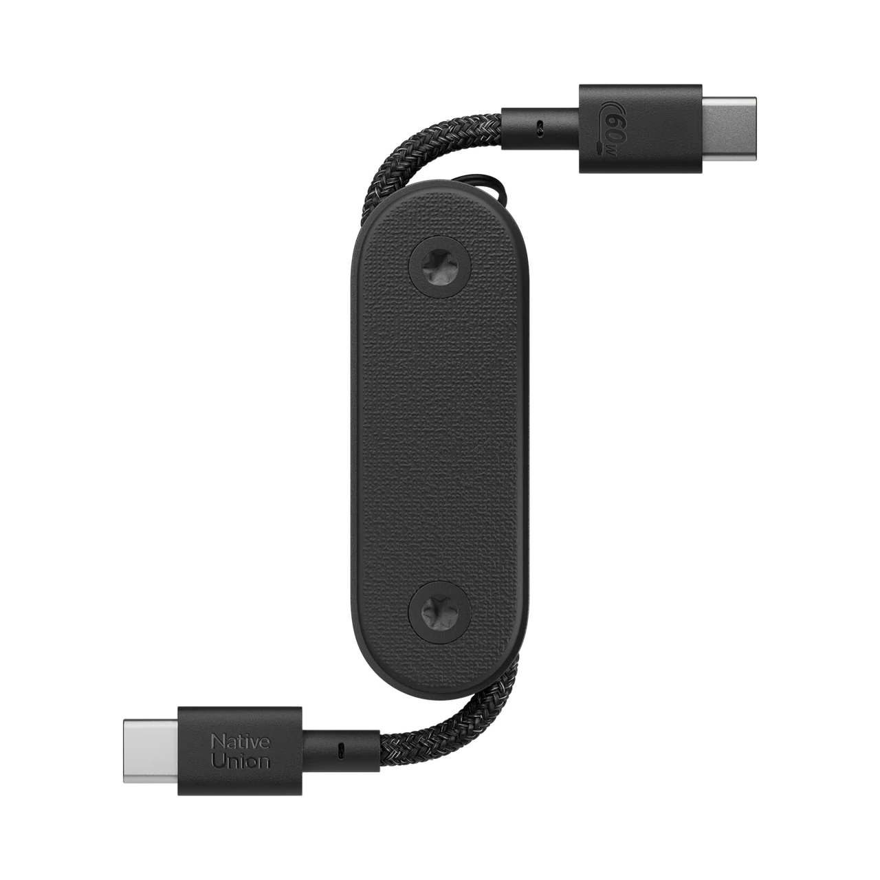 Кабель Native Union Pocket Cable USB-C to USB-C Black (POCK-C-BLK-NP)