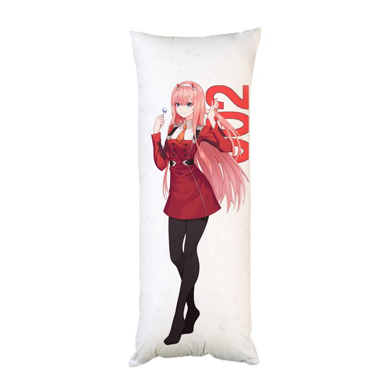 Подушка-обнимашка дакимакура Зеро Ту аниме Милый во Франксе двухсторонняя 40х100 см (dk140)