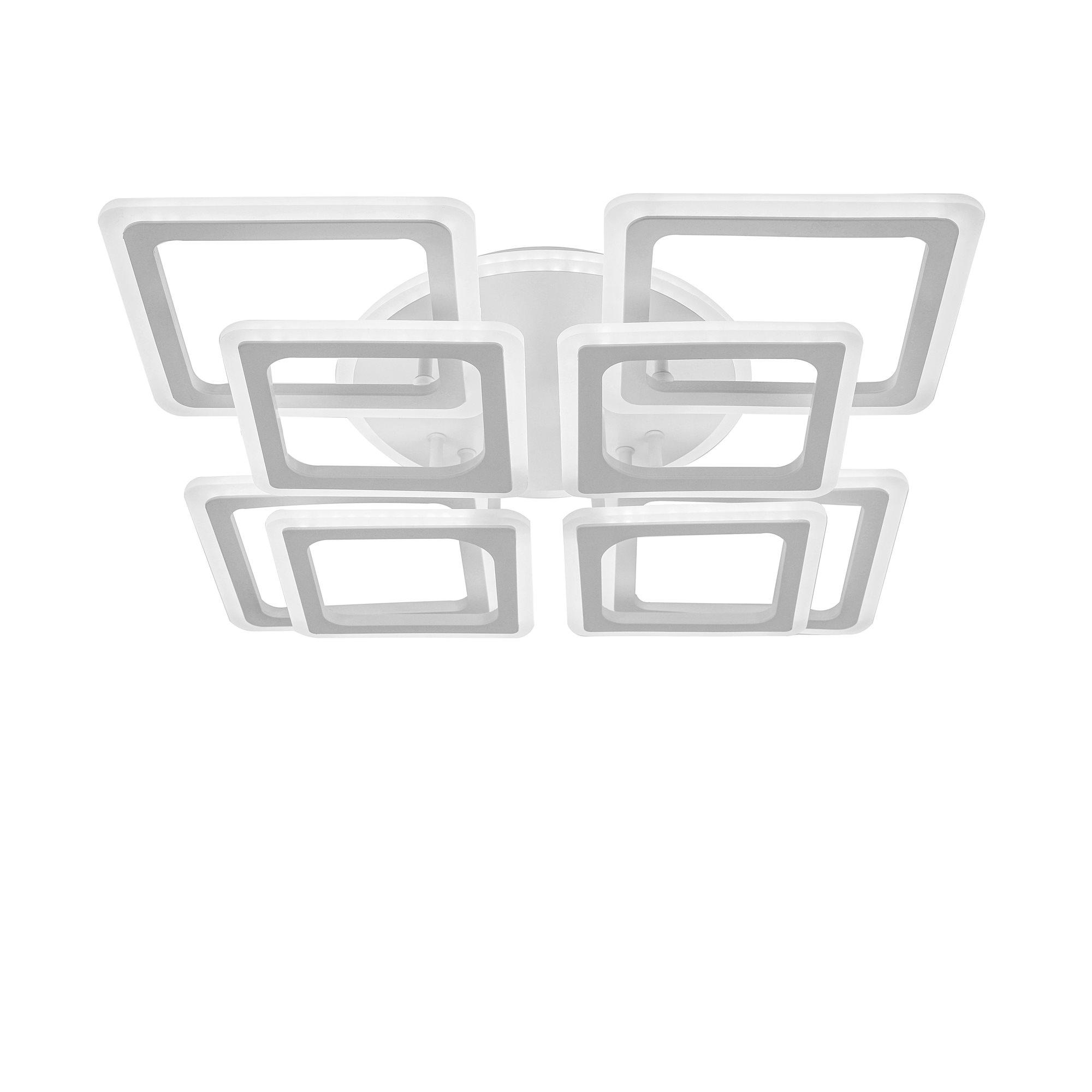 Люстра світлодіодна акрілова Sirius Л 7729/4+4 220W (000033967)