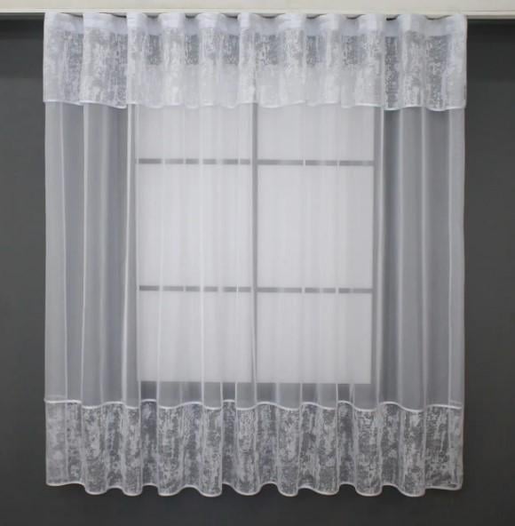 Занавеска на кухню 280х170 см Белый (00к 59-939)