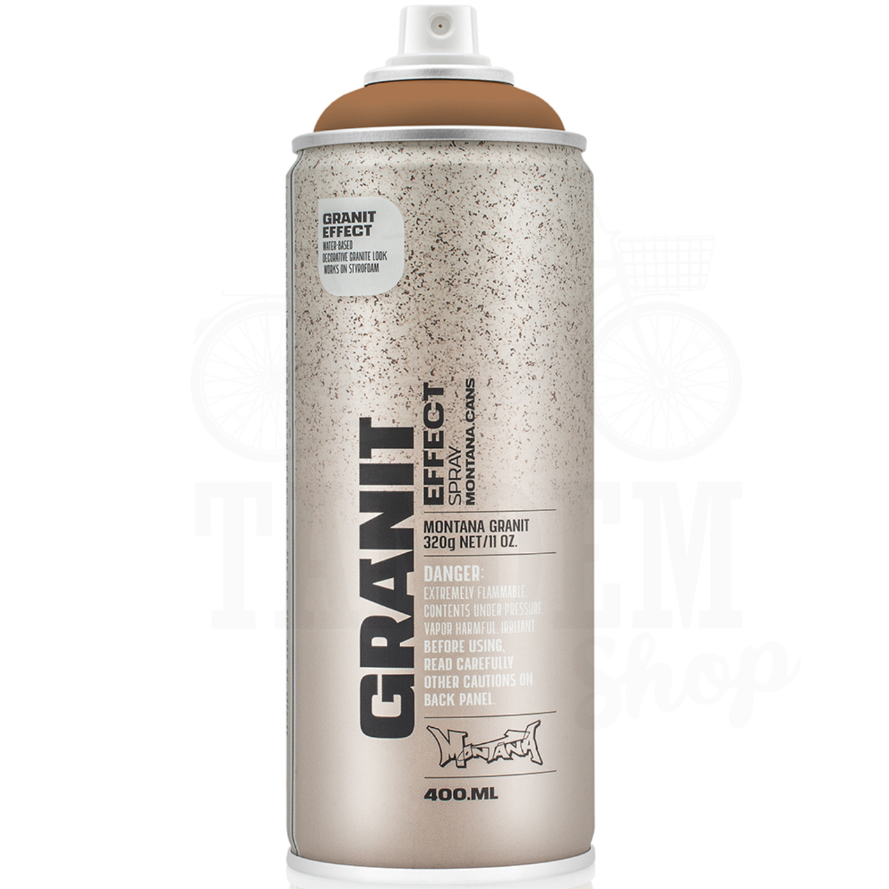 Аэрозольная краска эмаль c эффектом гранита Montana Granit 400 мл EG8000 Brown