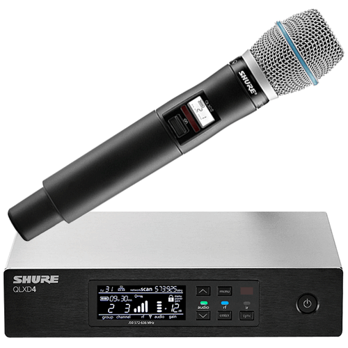 Радіосистема вокальна SHURE QLXD4 BETA 87A (0071) - фото 1 Радіосистема вокальна SHURE QLXD4 BETA 87A (0071) - фото 1