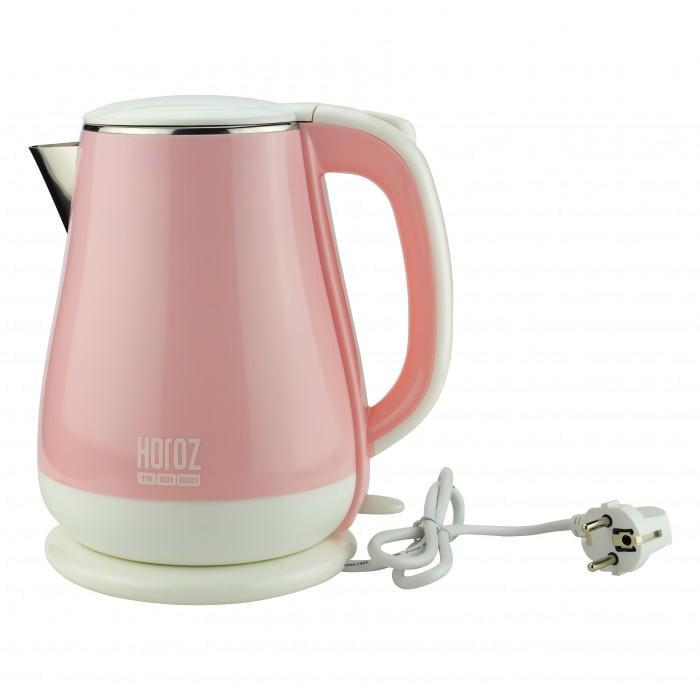 Електрочайник Horoz electric KETTLE-1 Рожевий
