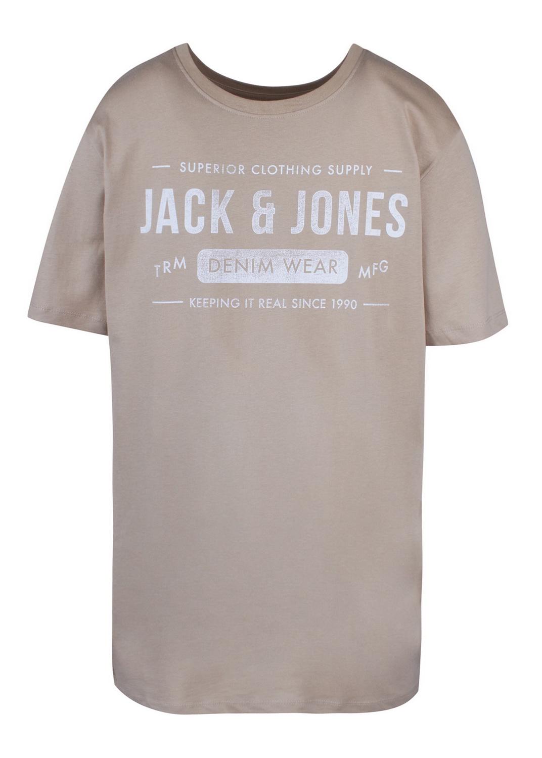 Футболка Jack & Jones 12157339x65 мужская S Бежевый (173028)