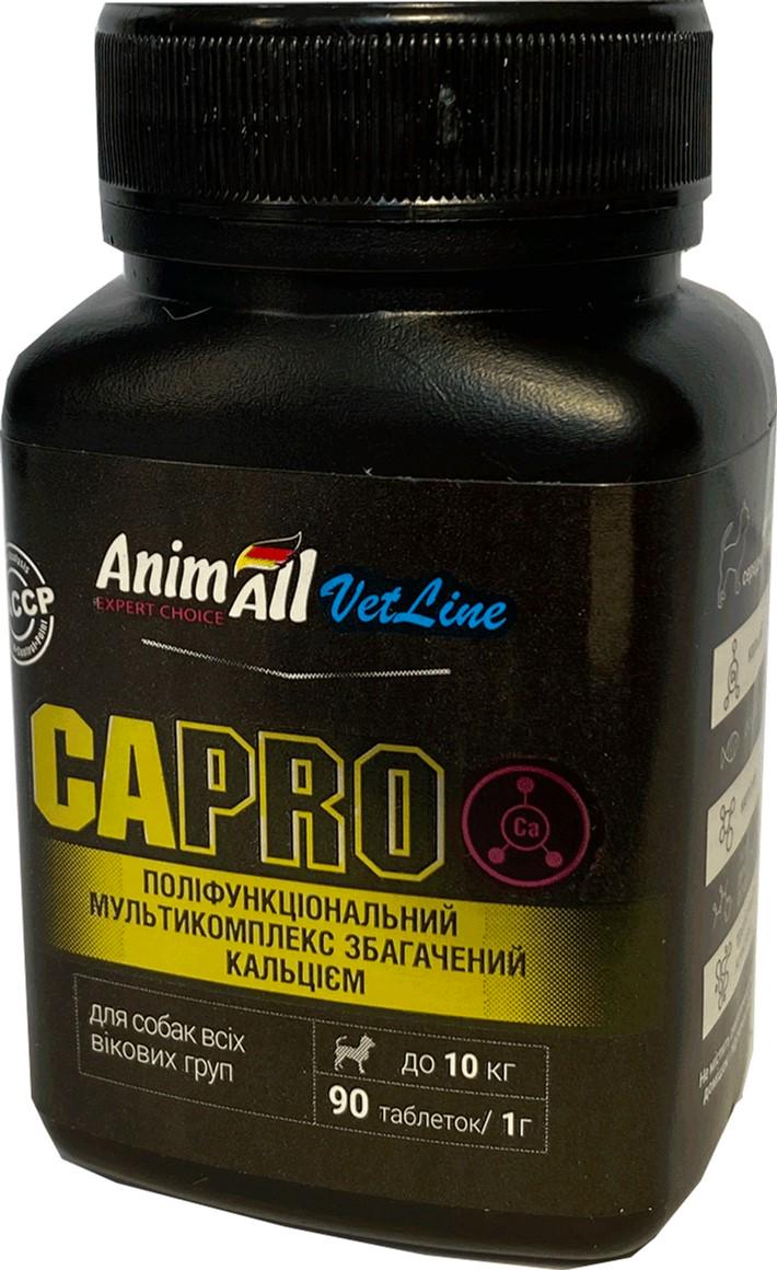 Добавка витаминная для малыx пород собак AnimAll VetLine Ca PRO 1 г 90 таб. (4820150205416)