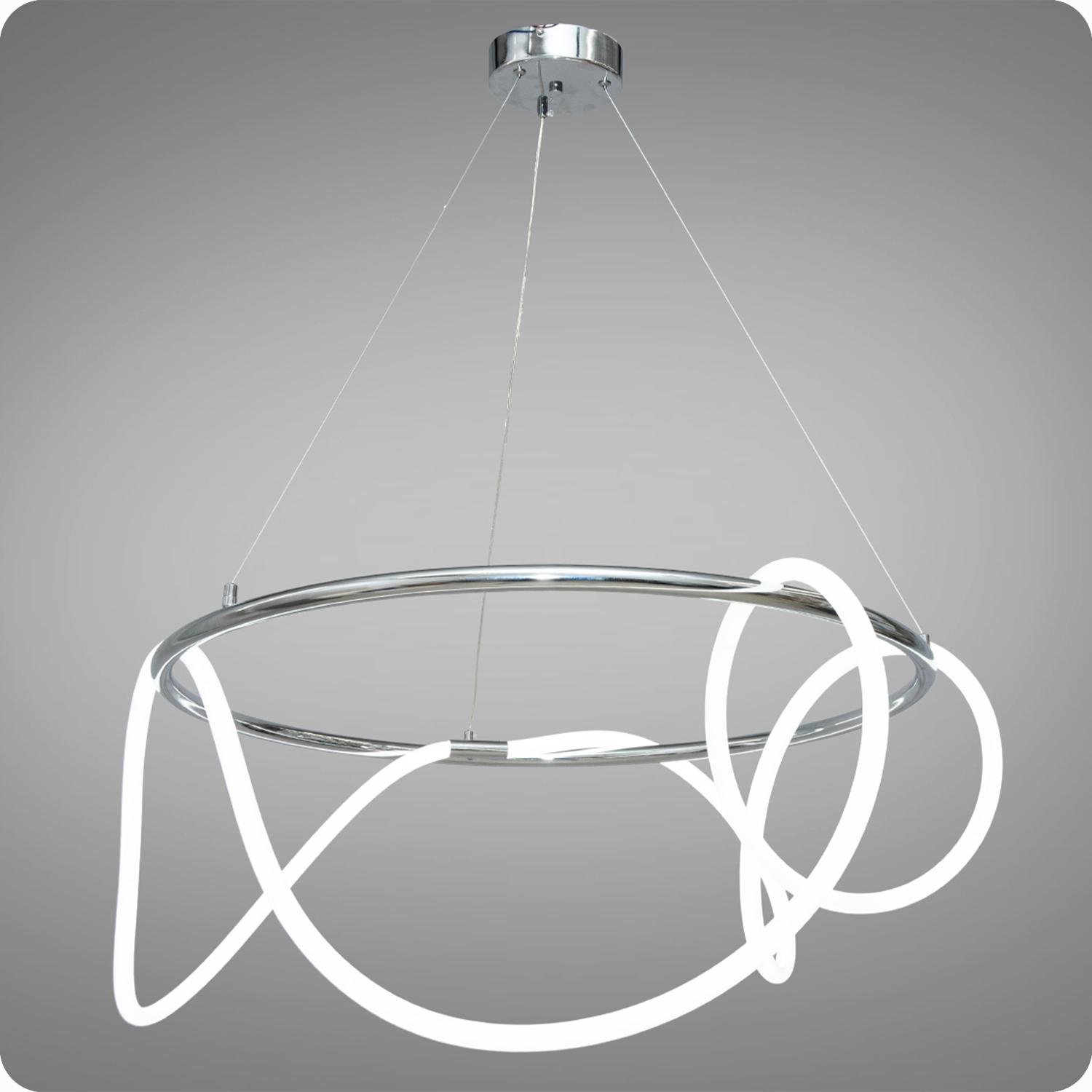 Люстра підвісна 517 Dlight 32 Вт Хром (02090) - фото 3 Люстра підвісна 517 Dlight 32 Вт Хром (02090) - фото 3