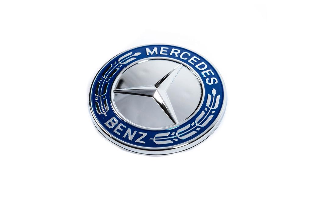Заглушка замість емблеми на капот Mercedes Davs Auto для Mercedes GLC coupe C253 abs-пластик Синій