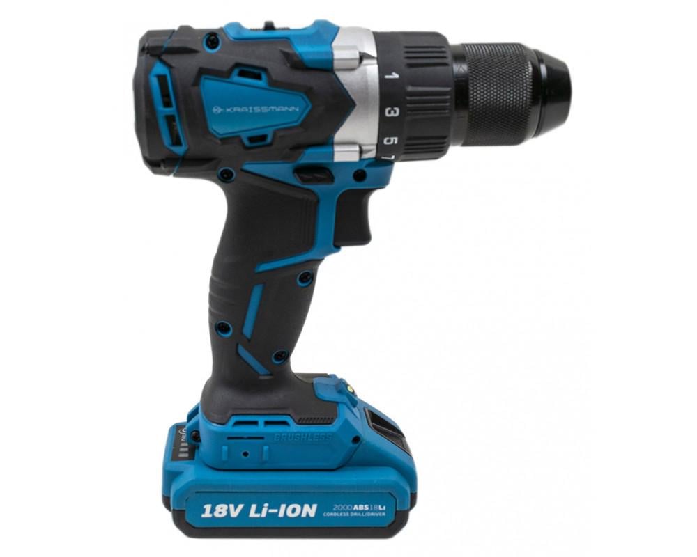 Аккумуляторный шуруповерт KRAISSMANN 2000 ABS 18/2 Li - фото 5 Аккумуляторный шуруповерт KRAISSMANN 2000 ABS 18/2 Li - фото 5
