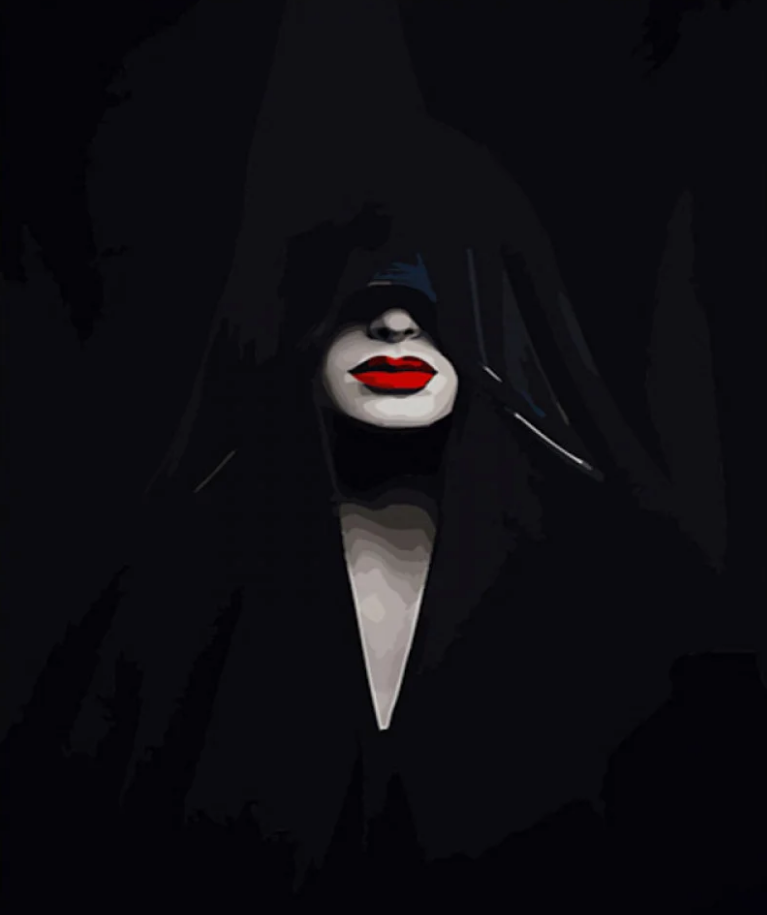 Картина по номерам Strateg Взгляд из тьмы 40x50 см (GS720)