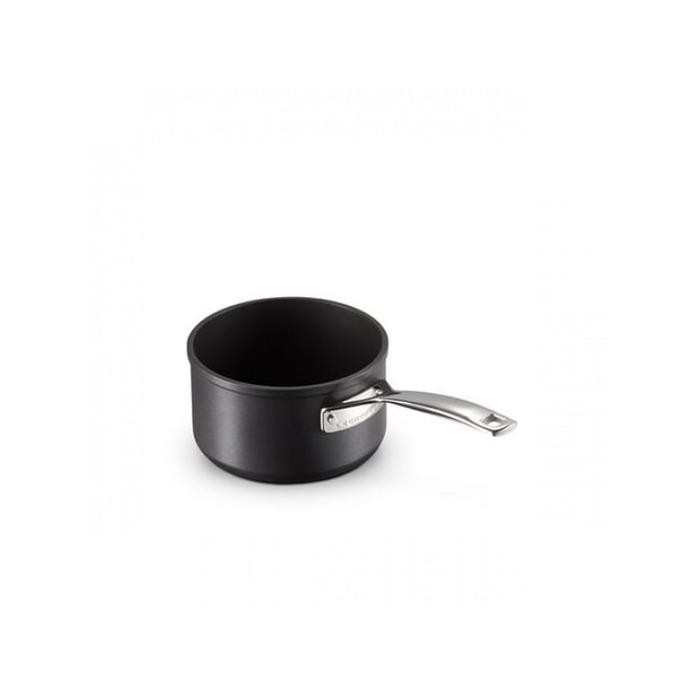Ківш зі скляною кришкою Le Creuset 2,8 л Чорний