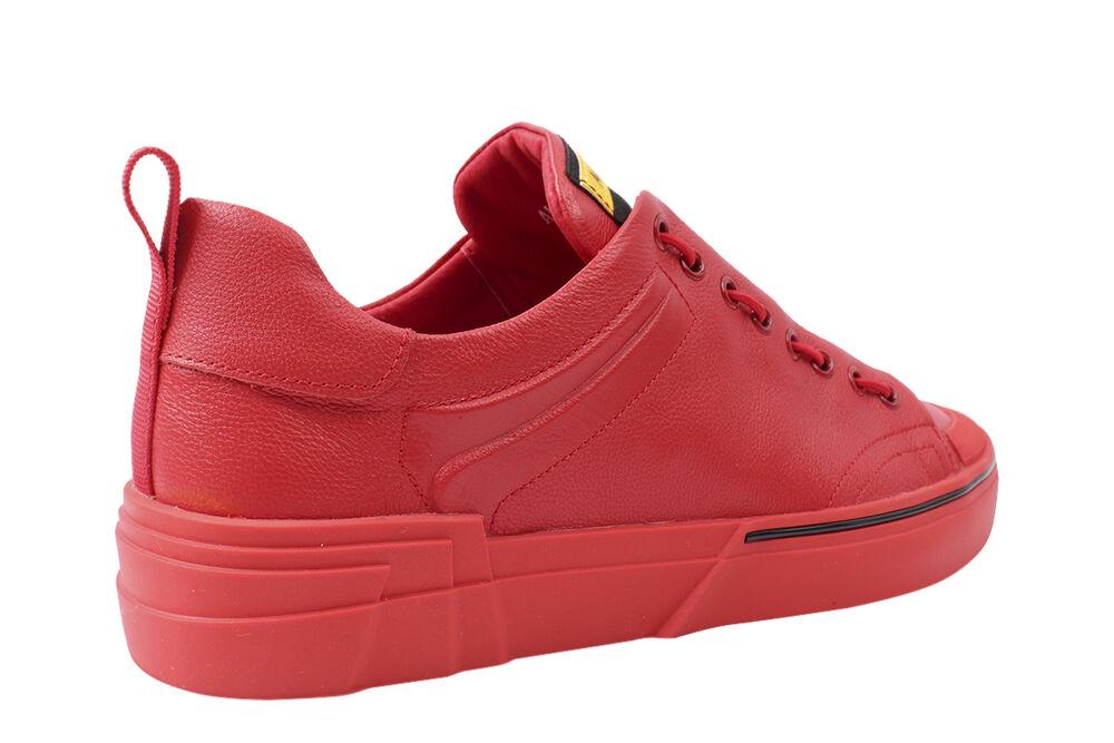 Кеди чоловічі Arees зі шкіри на низькому ходу на шнурівці р. 44 Червоний (94-21DTC) - фото 4 Кеди чоловічі Arees зі шкіри на низькому ходу на шнурівці р. 44 Червоний (94-21DTC) - фото 4