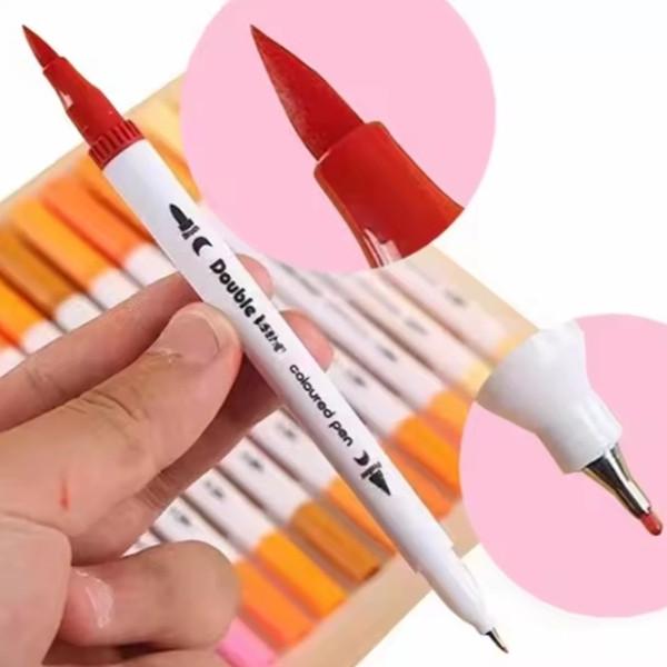 Набір маркерів-лайнерів та маркерів-кистей Worison на водній основі 60 шт. (23266402) - фото 3 Набір маркерів-лайнерів та маркерів-кистей Worison на водній основі 60 шт. (23266402) - фото 3