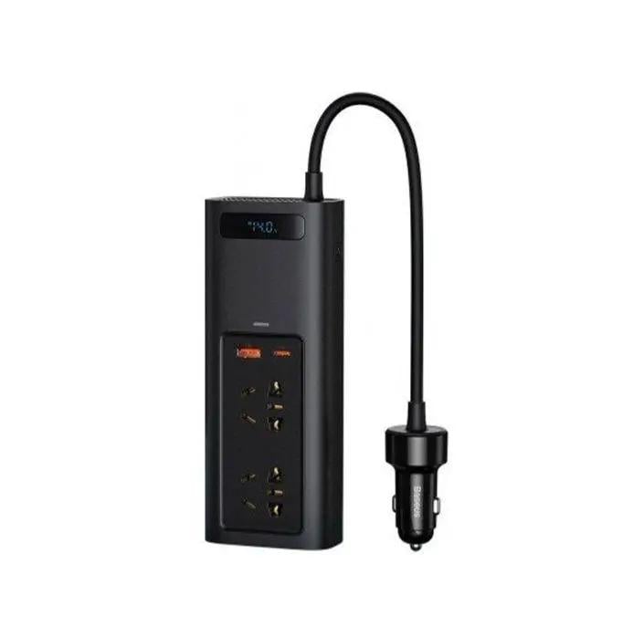 Автомобильный інвертор Baseus In-car Inverter 150W Black (CRNBQ-A01) Автомобильный інвертор Baseus In-car Inverter 150W Black (CRNBQ-A01)
