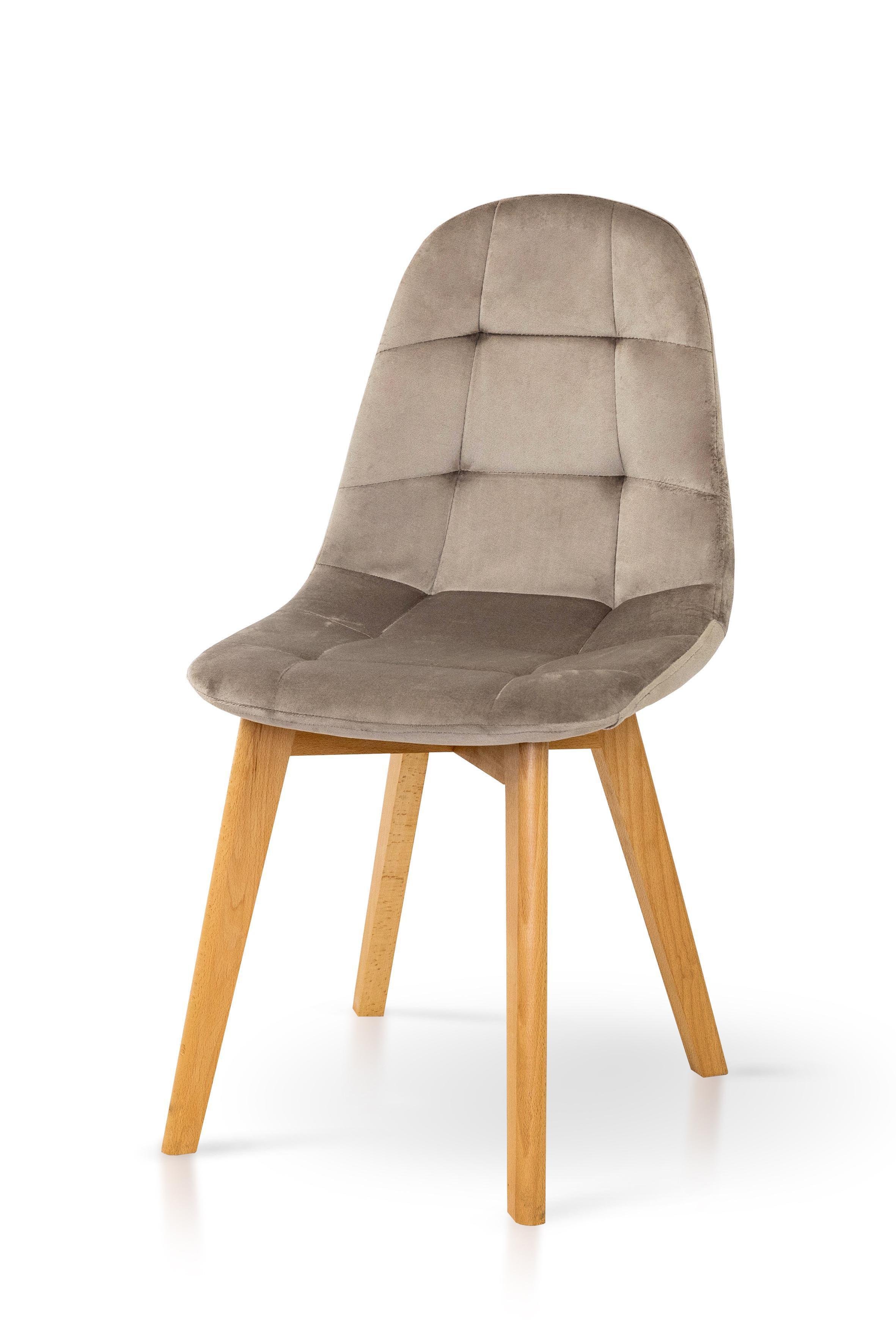 Стілець для кухні та вітальні Джастін Ірис велюр 460х840х500 мм Пісочний (GAА0054931) - фото 1 Стілець для кухні та вітальні Джастін Ірис велюр 460х840х500 мм Пісочний (GAА0054931) - фото 1