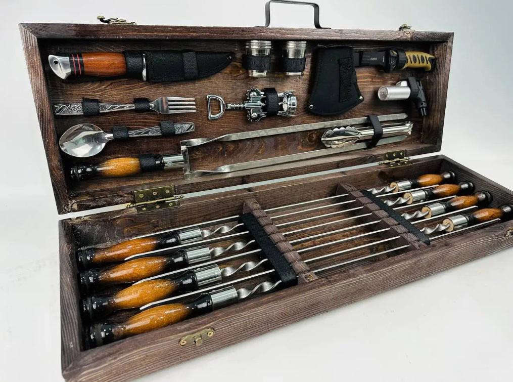 Набор шампуров в кейсе Гриль (21-10-KS-7601) - фото 4