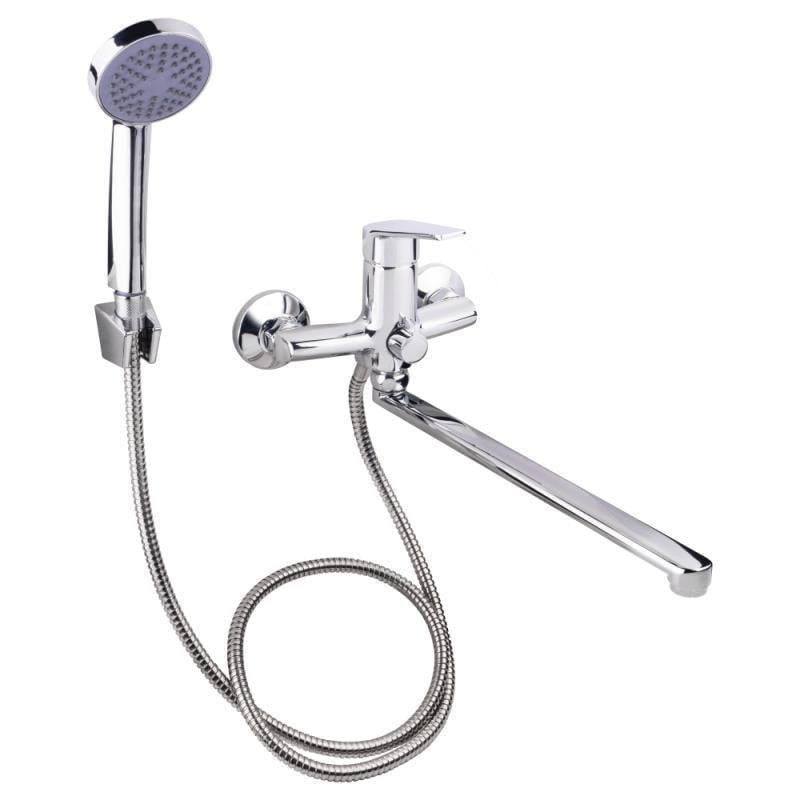 Смеситель для ванны с длинным изливом Lidz (LIDZCRM19460051)