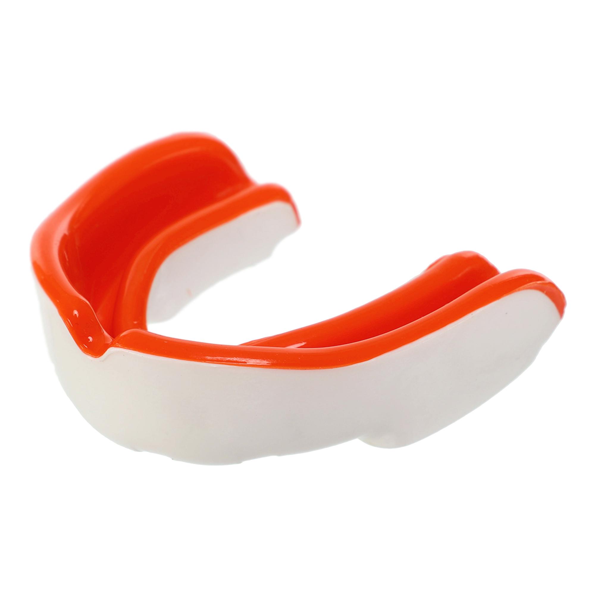 Капа боксерская одночелюстная TWN Белый/Оранжевый (TW-006-2COLOR)