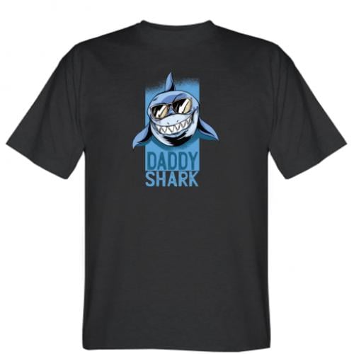 Футболка мужская Daddy shark S Черный (3240002-2-93718-S)