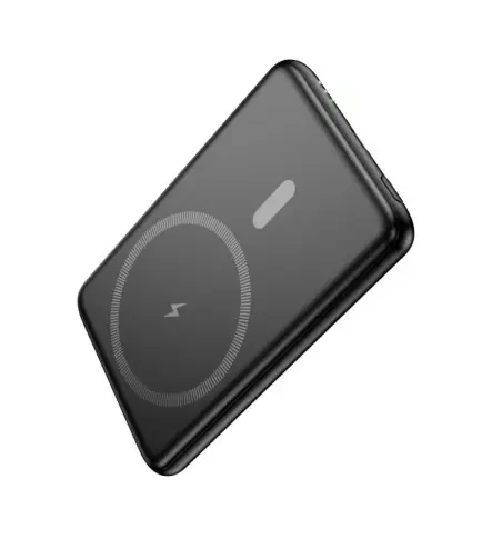 Батарея портативная Hoco J140A Tony Ultra-Thin Magnetic 5000mAh 20W Black