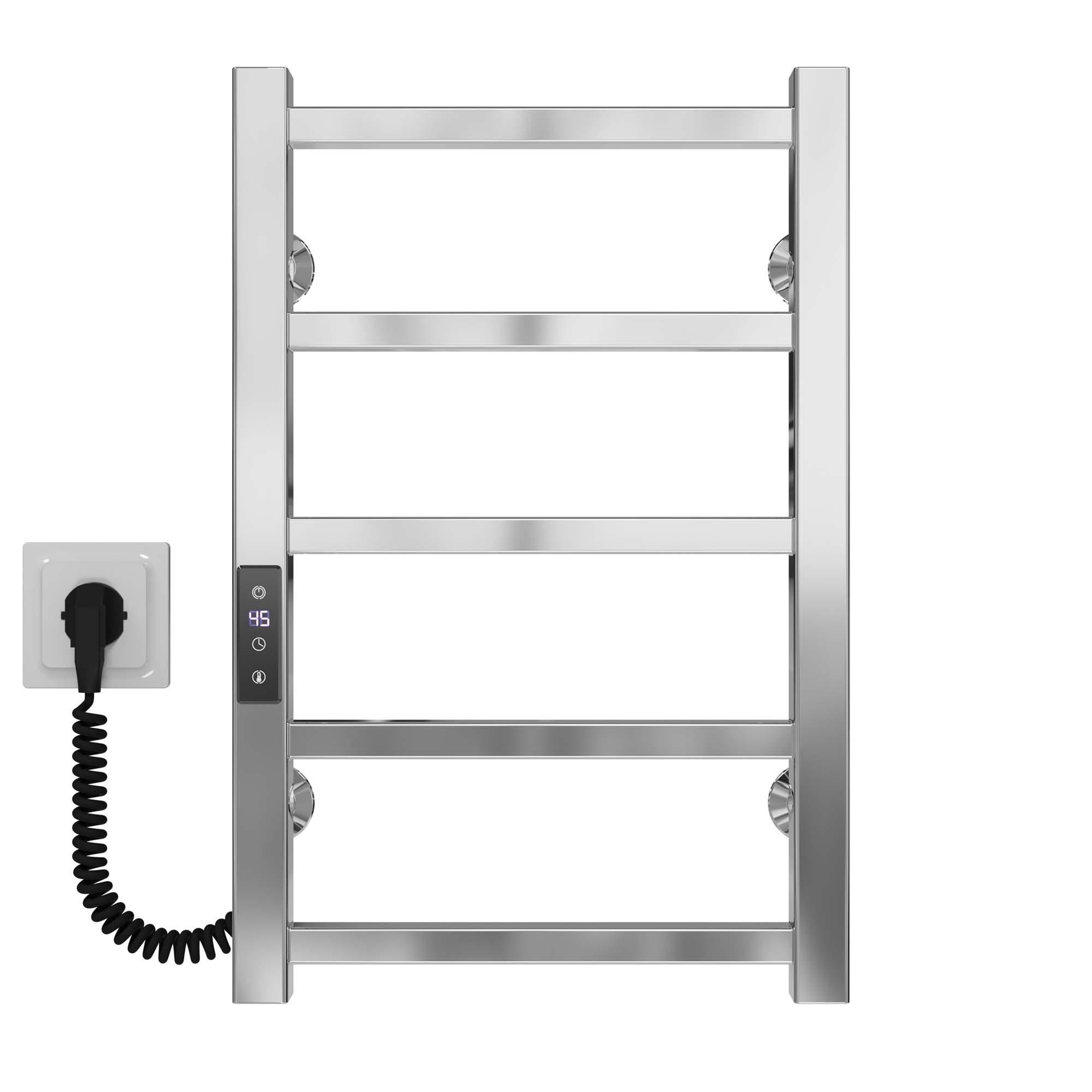 Рушникосушарка електрична Deffi Forest П5 JD04 ліве підключення нержавіюча сталь 300х500 мм Хром (A.FR.50.30.5.E.C.L.2)
